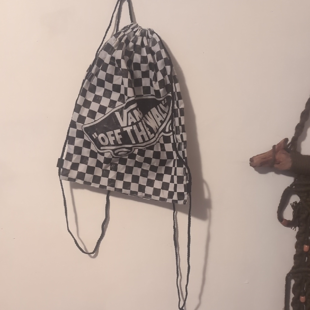 Vans Checkerboard Drawstring Bag - Picture 2 of 4